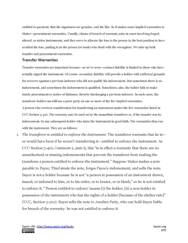 Business Law and the Legal Environment - Page 879
